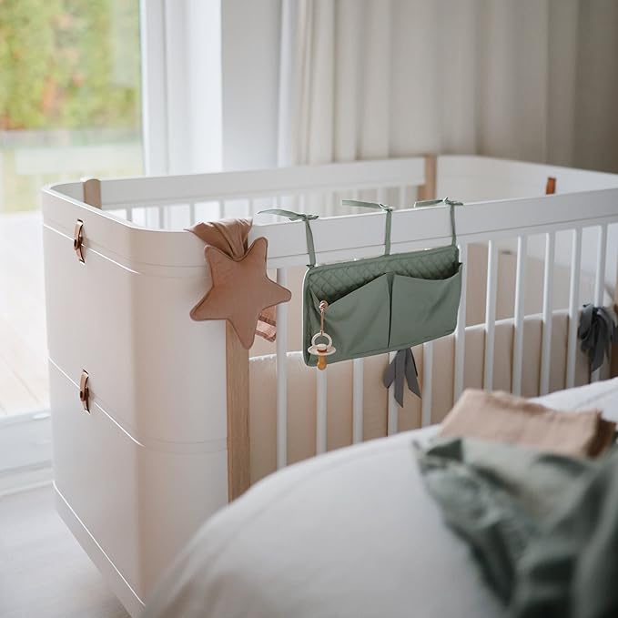 FRIGG Rope Natural Rubber Baby Pacifier | Made in Denmark | BPA-Free (French Gray/Silver Gray, 6-18 Months)