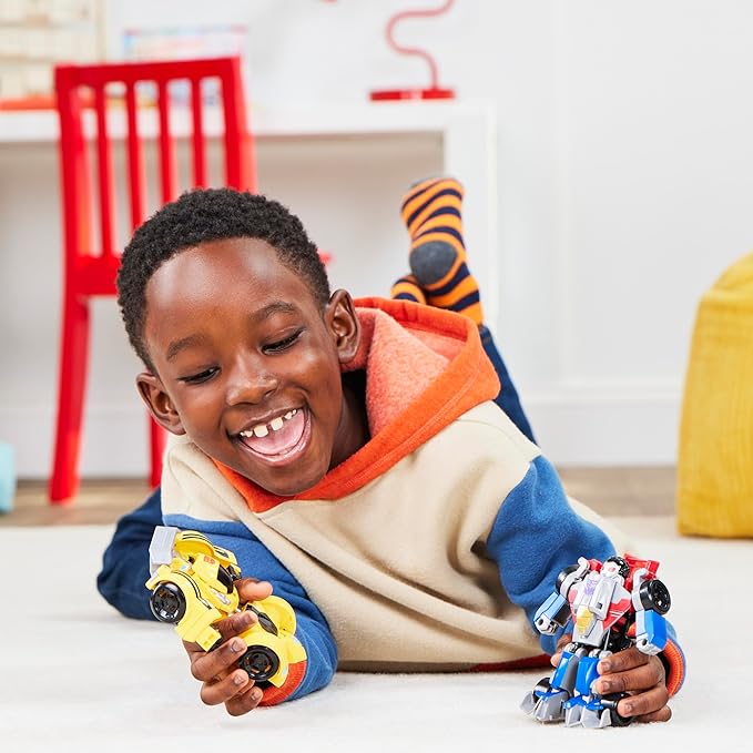 Transformers Bumblebee and Starscream Bot Racers, Easy to Change from Robot Toys to Car Toys, Action Figures for Boys and Girls 3+ (Amazon Exclusive)