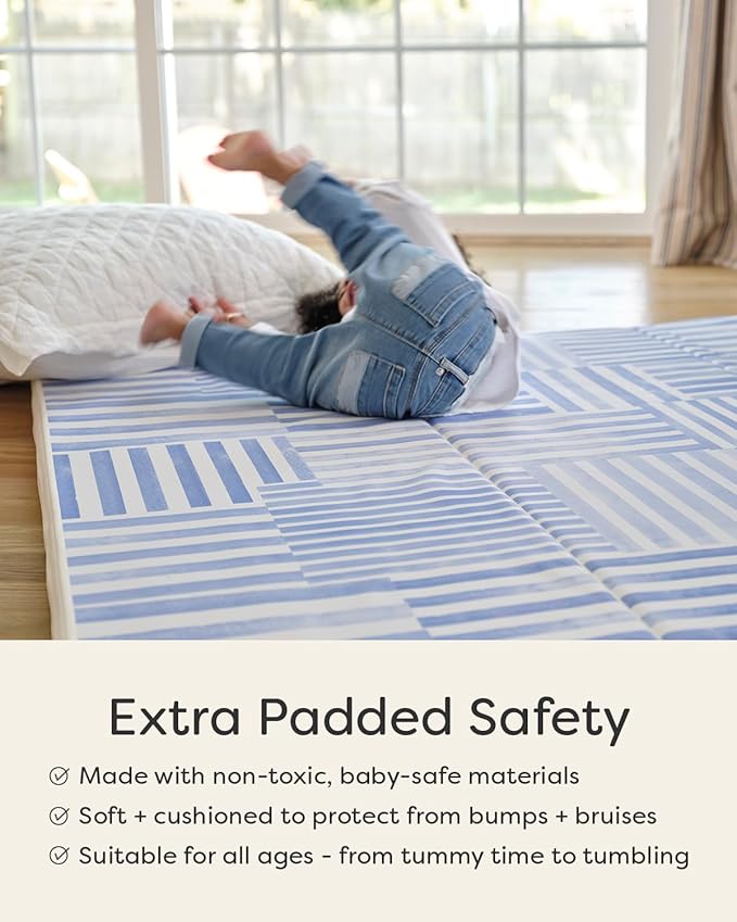House of Noa Foldable Baby Tumbling Mat – Foldable Kids Play Mat | Durable, Stylish, and Cushioned Design
