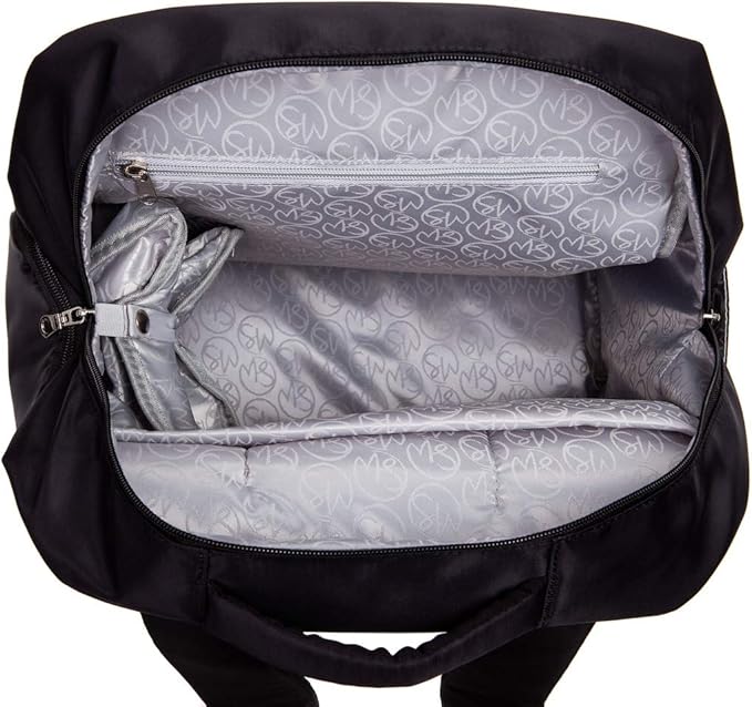 Sarah Wells Kelly Breast Pump Backpack & Tote - Insulated Pocket, Laptop Sleeve & Easy-Clean Design, Fits All Pumps, Diaper Bag for Moms (Black)