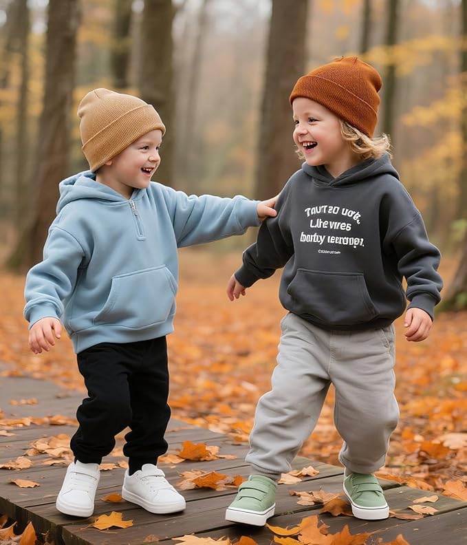 Rosoz Toddler Beanie Boys Girls Baby Knit Warm Beanies Kids Children Winter hat Caps