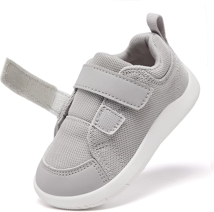 MORENDL Wide Toe Box Shoes Toddler Barefoot Shoes Baby Walking Shoe Boy Girl Non-Slip Zero Drop Minimalist Sneakers Comfort Tennis Outdoor Activities