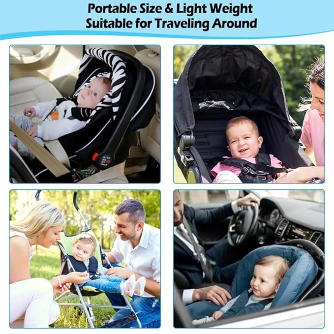 KAKIBLIN Baby Neck Pillow, Baby Support Travek Pillow,Upgraded Neck Pillows for Car Seat,Head and Neck Support Pillow for Car Seat, Pushchair(Unicorn)