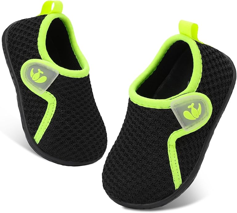 FEETCITY Baby Boys Girls First Walking Shoes Infant Sneakers Crib Shoes Breathable Lightweight Slip On Shoes