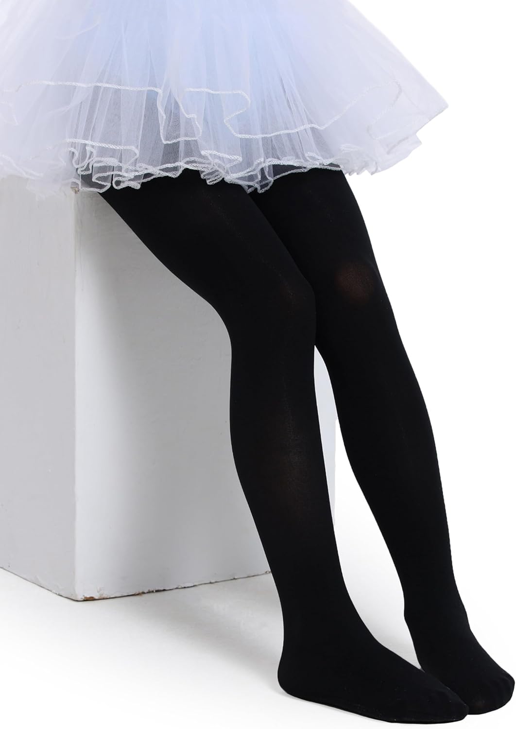 Girls Tights for Ballet Dance School Students Super Soft Stockings Leggings (Toddler/Kids)