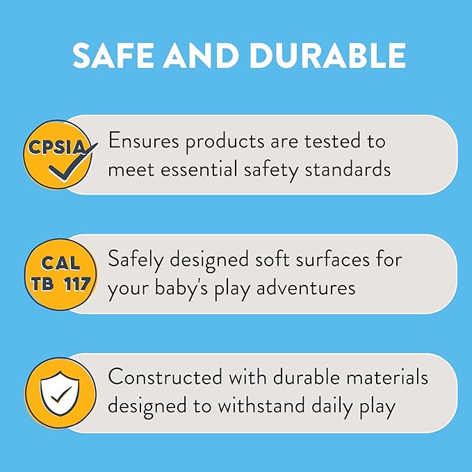 FlipTiles Folding Activity Mat, Folding Playmat, Assorted