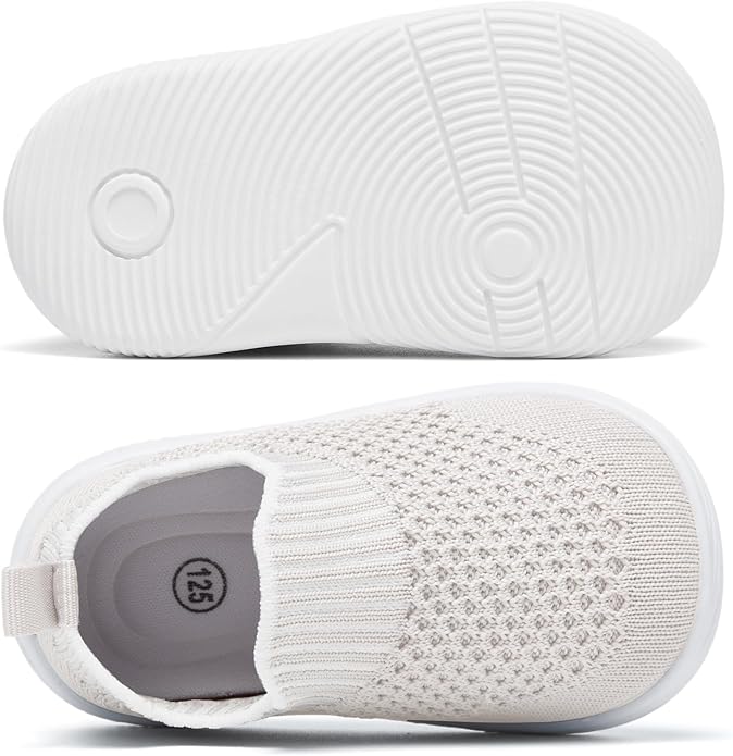 MORENDL Baby Toddler Walking Socks Non-Slip Breathable Unisex Casual Sneakers