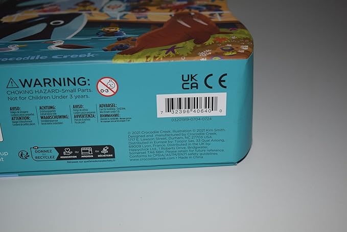 Crocodile Creek Above + Below 48-Piece Jigsaw Floor Puzzle - Fun Floor Puzzles for Kids Ages 4-8 - Day at The Aquarium - 18 x 24 inches Finished