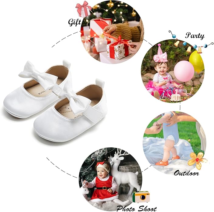 Soft Sole Baby Shoes - Infant Baby Walking Shoes Moccasins Rubber Sole Crib Shoes
