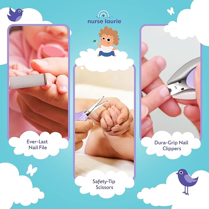Store Baby Grooming Kit - Newborn Girl & Boy Infant Care - First Aid, Bath, Cradle Cap, Hygiene, Hair, Nail, Safety & Healthcare Essentials - Designed by a Pediatric Nurse & Mom