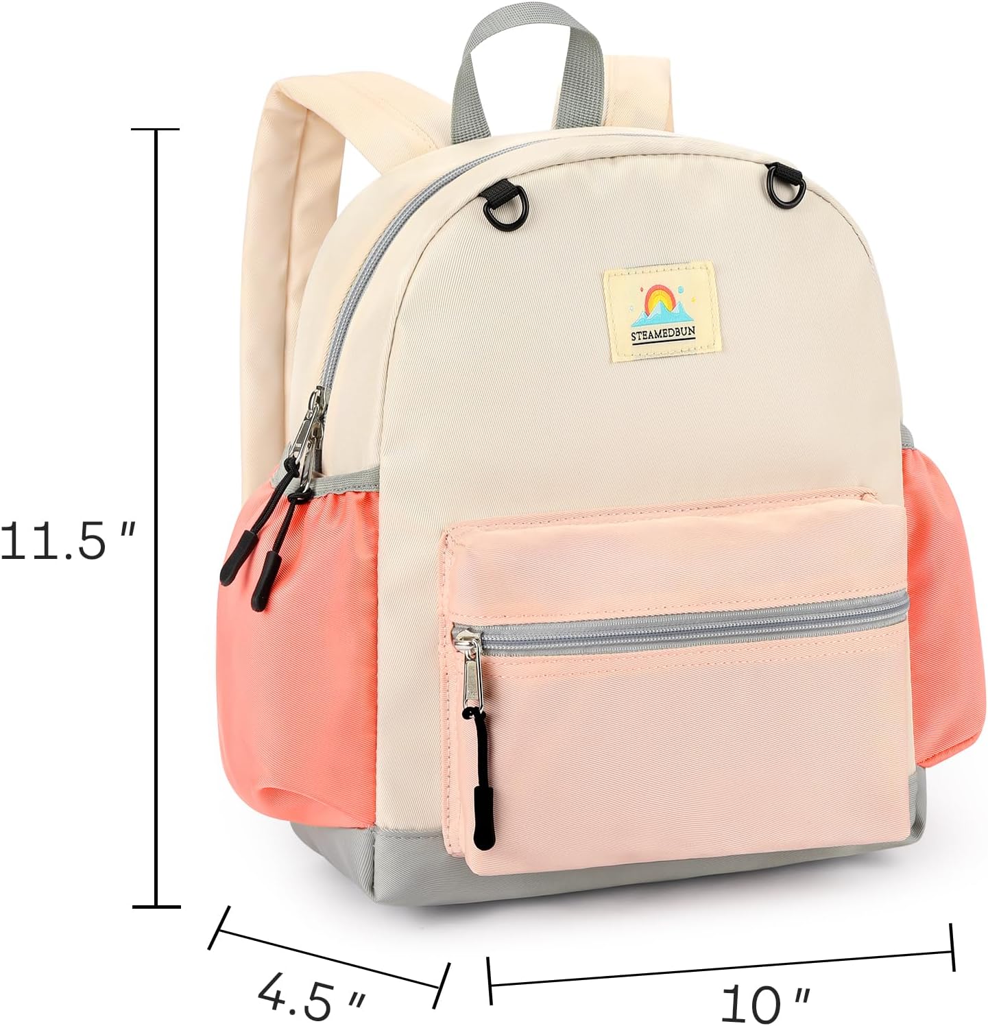 STEAMEDBUN Toddler Backpack for Girls 2-4: Kids Backpack Boys Girls - Preschool Kindergarten Daycare Backpacks - 12 inch