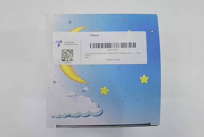 Big Size Night Light, Portable Silicone Bedside Lamp, Multicolor Light with Remote Control, USB Rechargeable led Light for Kids/Baby Bedroom/Adults/Children/Gift - Large Penguin