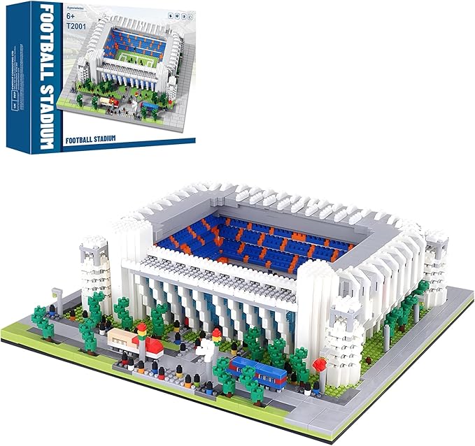 Soccer Stadium Building Blocks Sets Football Architecture Model Kits Gifts for Adults Kids Boys 3500+Pieces
