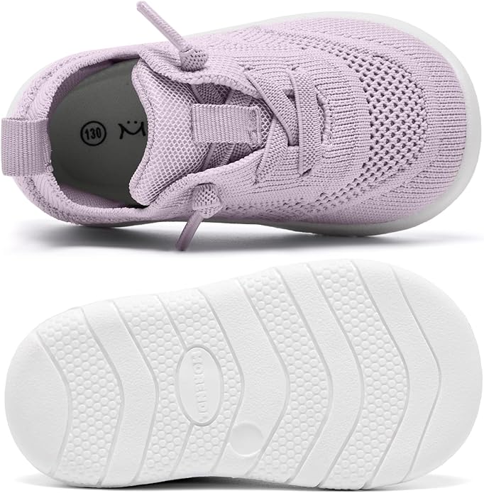 MORENDL Toddler Shoes Baby Walking Sock Shoes Infant Sneakers 0-4 Years Boy Girl Barefoot Tennis Shoe Non-Slip Brethable