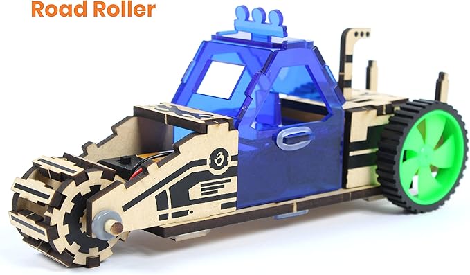 ButterflyEdufields 4in1 STEM Building Car Kits for Kids - DIY 3D Wooden Puzzle Toys, Educational STEM Gifts for Ages 6 to 12