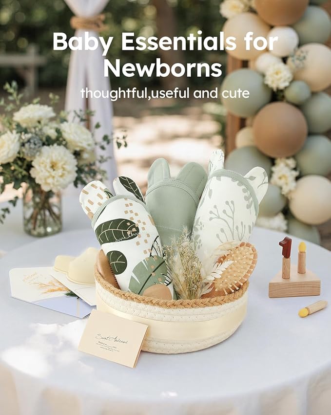 Yoofoss Baby Swaddles for Newborns 100% Organic Cotton, Adjustable Swaddle Sleep Sack 3-6 Months Newborn Swaddle Sack, Breathable Soft(Medium)