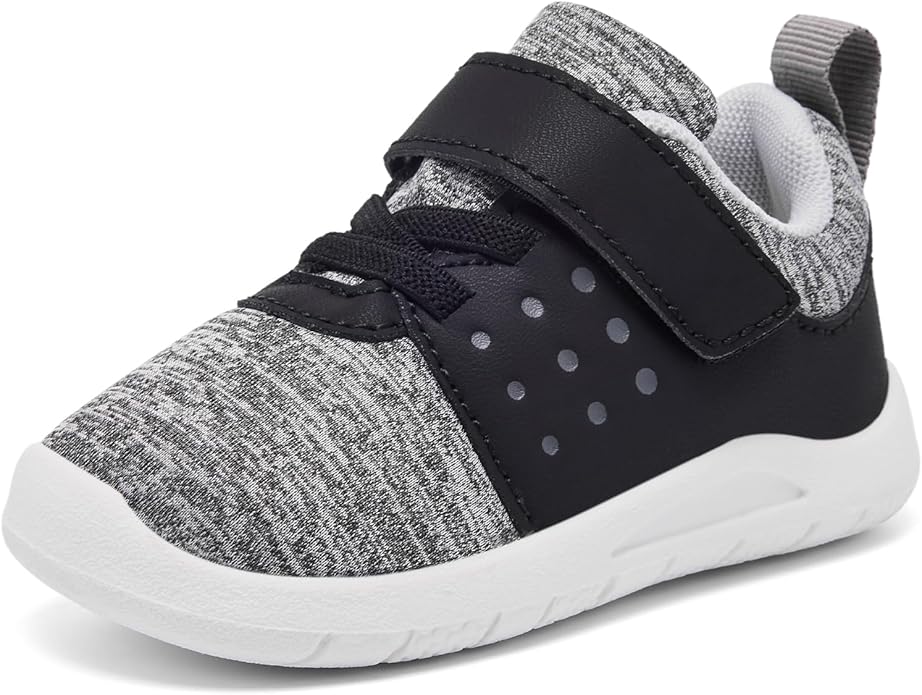 MORENDL Toddler Baby Shoes 0-4 Years Boy Girl Lightweight Breathable Non-Slip Sports Sneakers Running Walking Tennis Barefoot Shoes