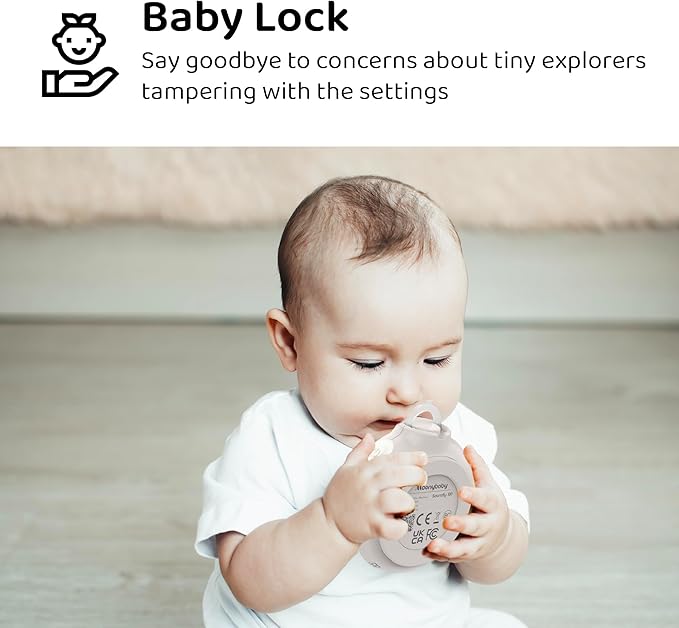 Moonybaby Portable Sound Machine, Baby Sleep Soothe, 9 Soothing Sounds, White Noise, Shush, Sound Therapy and Noise Canceling