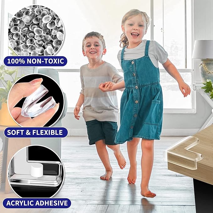 20 Pack Corner Protector Baby, Table Corner Protectors for Baby Guards Clear for Furniture Corner Protectors Proof Covers Baby Safety