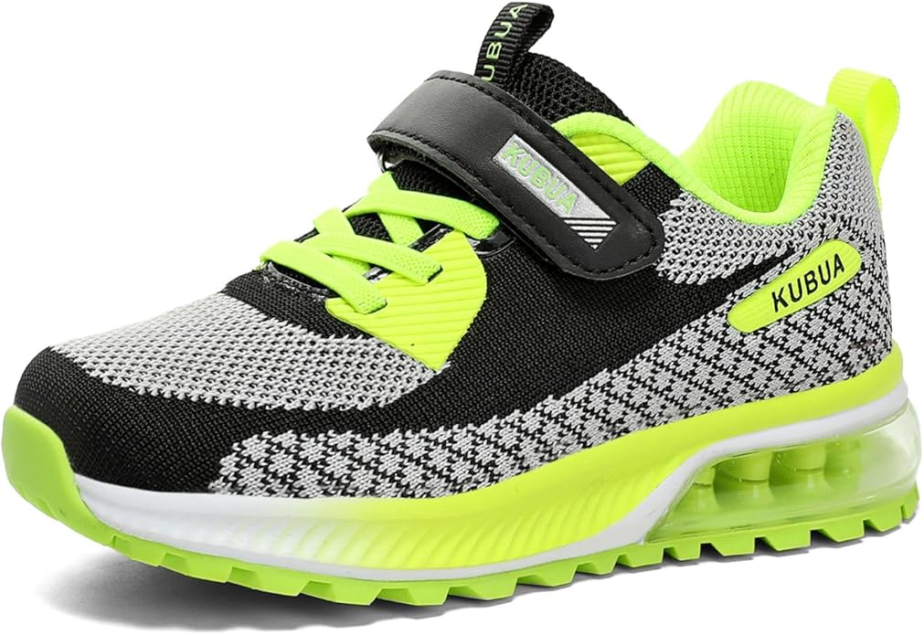 KUBUA Kids Sneakers for Boys Girls Running Tennis Shoes Lightweight Breathable Sport Athletic