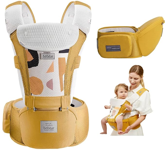 Bebamour Universal Hoodie All Season Carrier Cover for Baby Carrier (Light Pink)