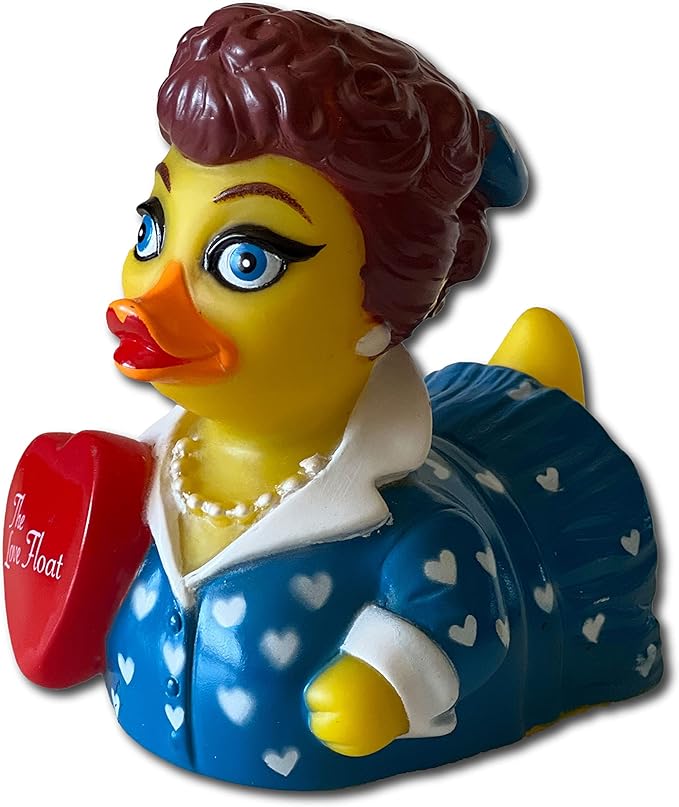 CelebriDucks - The Love Float - Floating Rubber Ducks - Collectible Bath Toy Gift for Kids & Adults of All Ages