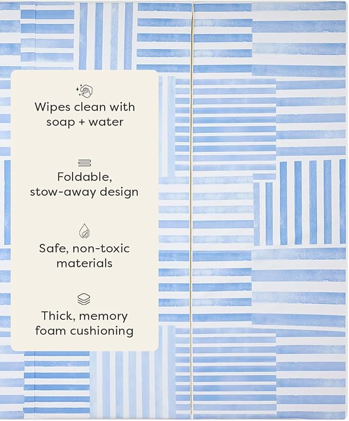 House of Noa Foldable Baby Tumbling Mat – Foldable Kids Play Mat | Durable, Stylish, and Cushioned Design