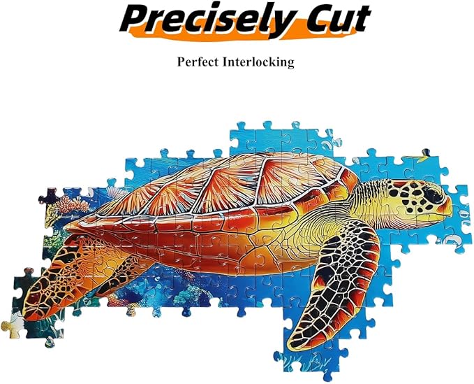 Moruska Underwater Puzzles 1000 Pieces for Adults Under The Sea Animal Jigsaw Puzzle Ocean Scene 1000 Piece