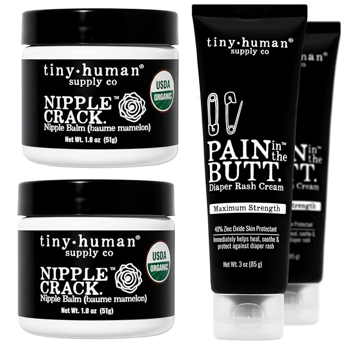 Nipple Crack & Pain in the Butt MAX Diaper Rash Cream (2PKS)