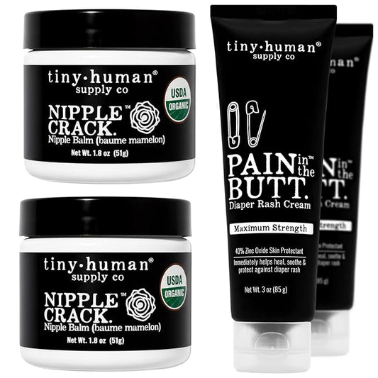 Nipple Crack & Pain in the Butt MAX Diaper Rash Cream (2PKS)