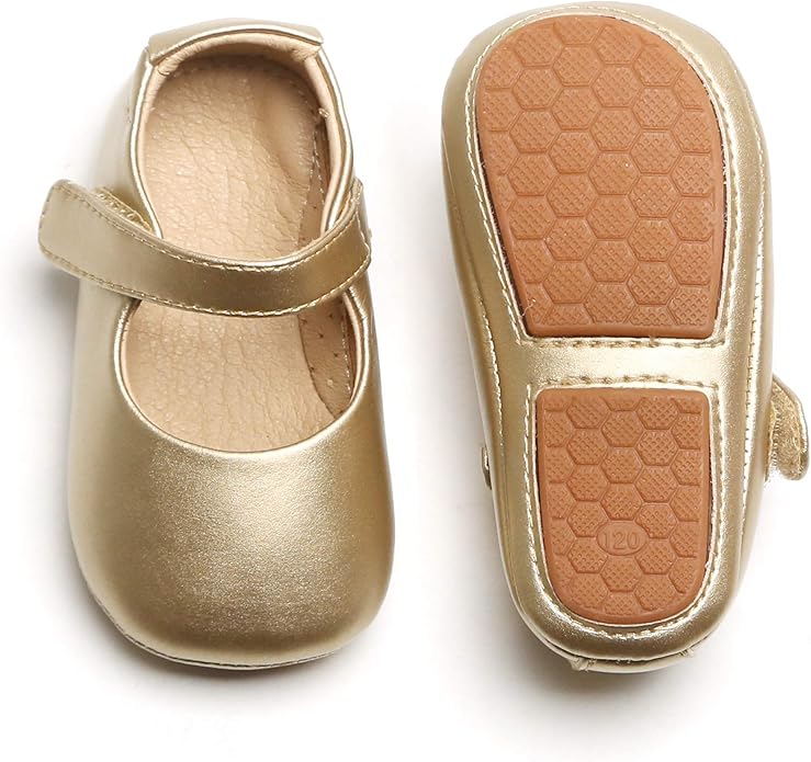Soft Sole Baby Shoes - Infant Baby Walking Shoes Moccasins Rubber Sole Crib Shoes