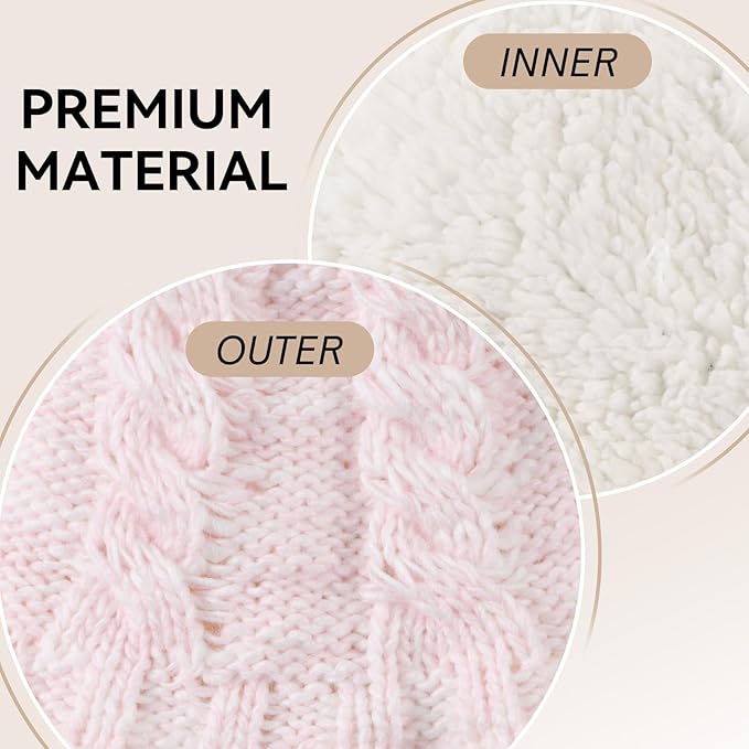 Zsedrut Winter Baby Boy Hats Pompom Baby Beanie for Girls Fleece Newborn Infant Toddler Beanie