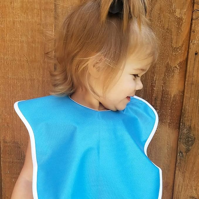 Large Waterproof Bibs Pastel Collection - 4pk, 12pk, 48pk