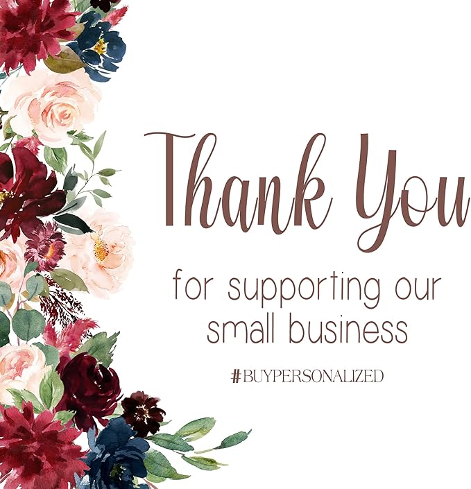 Girls Love A Monogram - Personalzied Maroon and Navy Floral Baby Blankets for Girls with Name - Personalized (Maroon & Navy 2, 30 X 40 Baby)