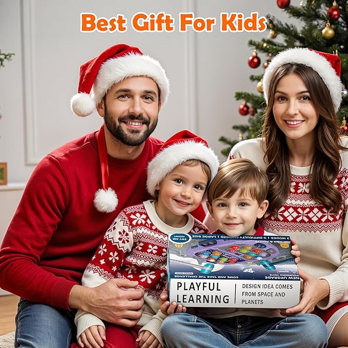 Whack a Mole Game, Toys for 3 4 5 6+ Year Old Girls Boys, Whack a Game for Kids, Gifts for 3-12 Year Old Girls Boys, Interactive Educational Toys with Double Hammers Sound and Light