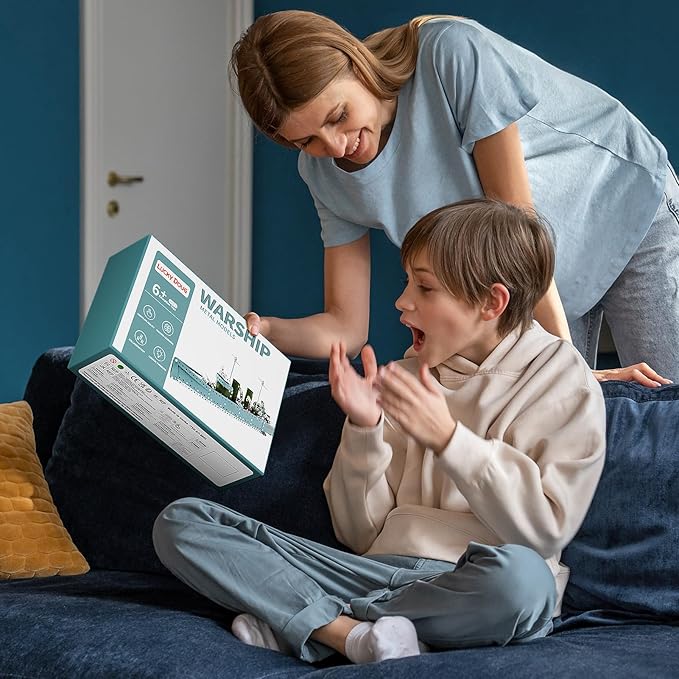 Lucky Doug Stem Building Projects Model Cruiser Ocean Ship Set, 504 Pieces Stem Project Building Toys for Kids Ages 8-12, Assembly Science Kit Toys Gifts for Boys Kids Girls 8 9 10 11 12-16 Years Old