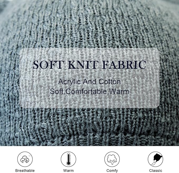 XIAOHAWANG Baby Hat Cute Bear Toddler Earflap Beanie Warm for Fall Winter