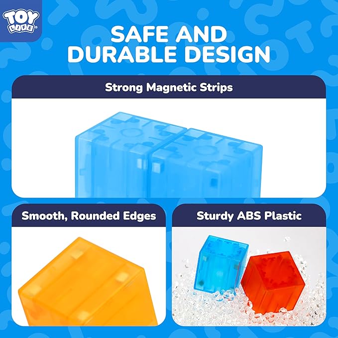 TOY Life 36PCS Magnetic Blocks for Kids Ages 4-8, Magnetic Building Blocks for Toddlers 3-5, Magnet Toys for Toddler, Kids Building Blocks, Toddler Building Toys