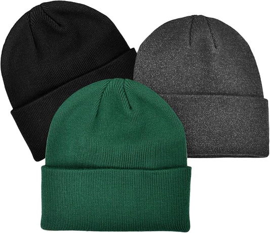 Rosoz Toddler Beanie Boys Girls Baby Knit Warm Beanies Kids Children Winter hat Caps