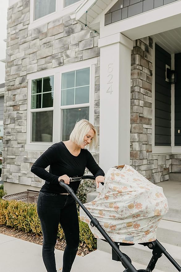 Ferra Multi-Use Cover: Car Seat, Nursing & Stroller Cover - Stretchy Fabric, All-Season, Stylish Designs