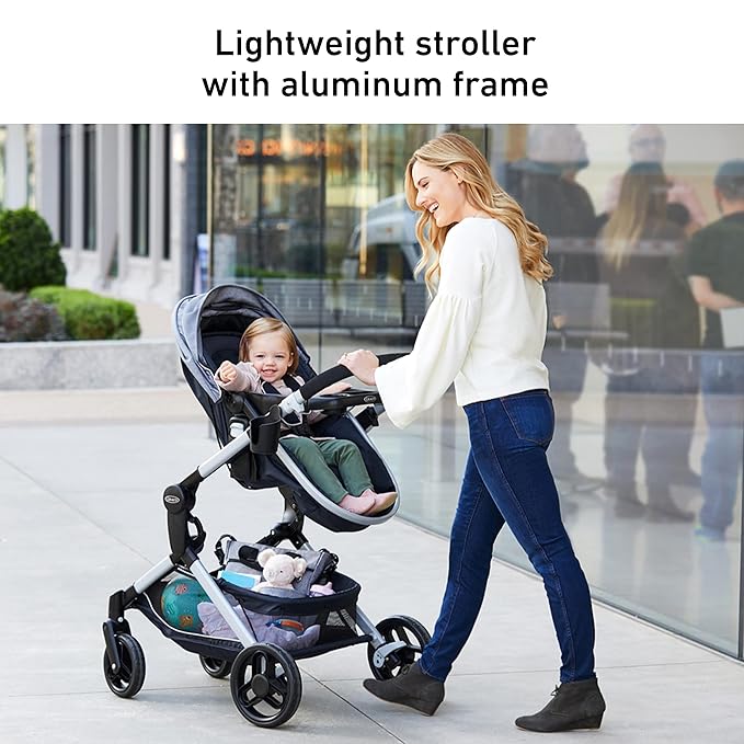 Graco Modes Nest Baby Stroller, 3 Modes: Adjustable Slide2Me Infant Car Seat Carrier, Infant Pramette, to Toddler Stroller, Nico