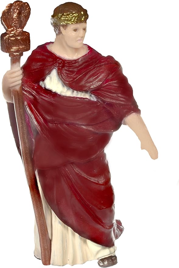 Safari Ltd. Ancient Rome Super Toob - Mini Figurines: Gladiator, Noblewoman, Centurion, Senator, Caesar, Emperor, Colosseum, Aqueduct, Pantheon & More - Educational Toy for Boys, Girls & Kids 3+