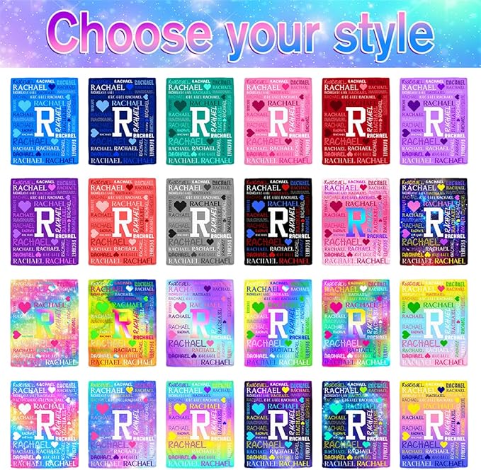 M YESCUSTOM Custom Baby Blanket with Name, Personalized Name Throw Blanket for Girls Boys Kids Customized Flannel Blanket for Men Women Valentines Day Mother's Day Christmas Newborns Color Heart