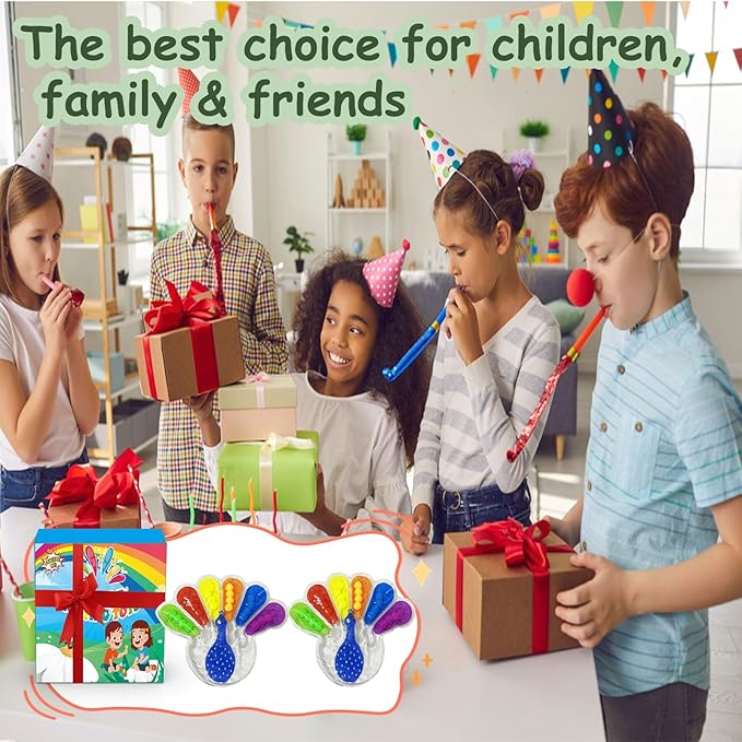 2PCS Color Sorting Sensory Toy, Fine Motor Skills Toys for Toddlers, Montessori Toys Preschool Learning Activitie, Sensory Activity Toy for Kids 3+ and Adults