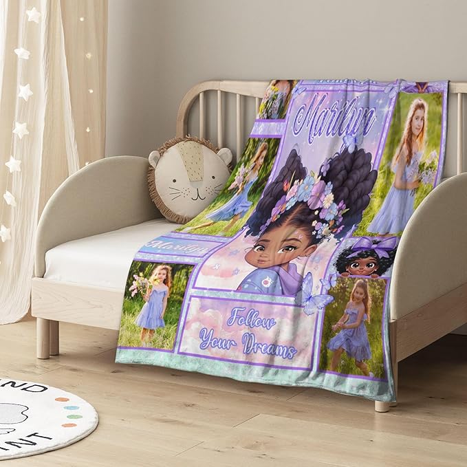 Custom Blanket Bible Verse Blanket with Inspirational Thoughts and Prayers Religious Throw Blanket Soft Lightweight Cozy Plush Warm Blankets for Girls Christian Christmas Birthday Gifts