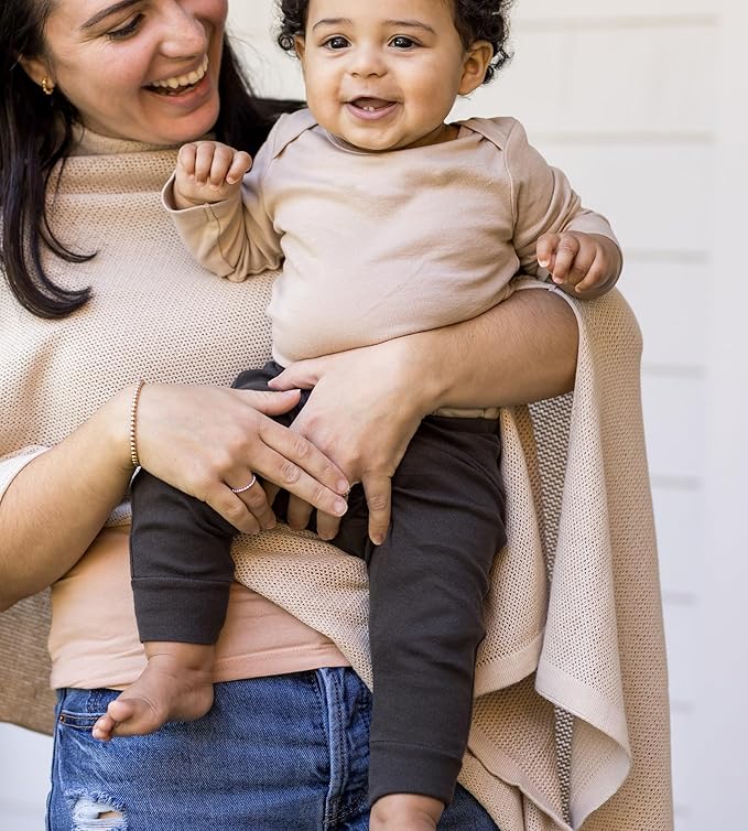 Burt's Bees Baby Organic Cotton Bodysuits – Baby Boy & Girl Short and Long Sleeve One-Pieces, 5-Pack