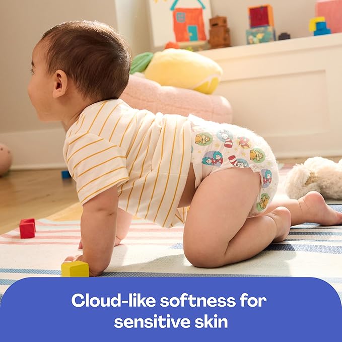 Hello Bello Dr. Seuss Babies Premium Diapers, Size 1, 82 Count: Softness & Protection for Sensitive Skin