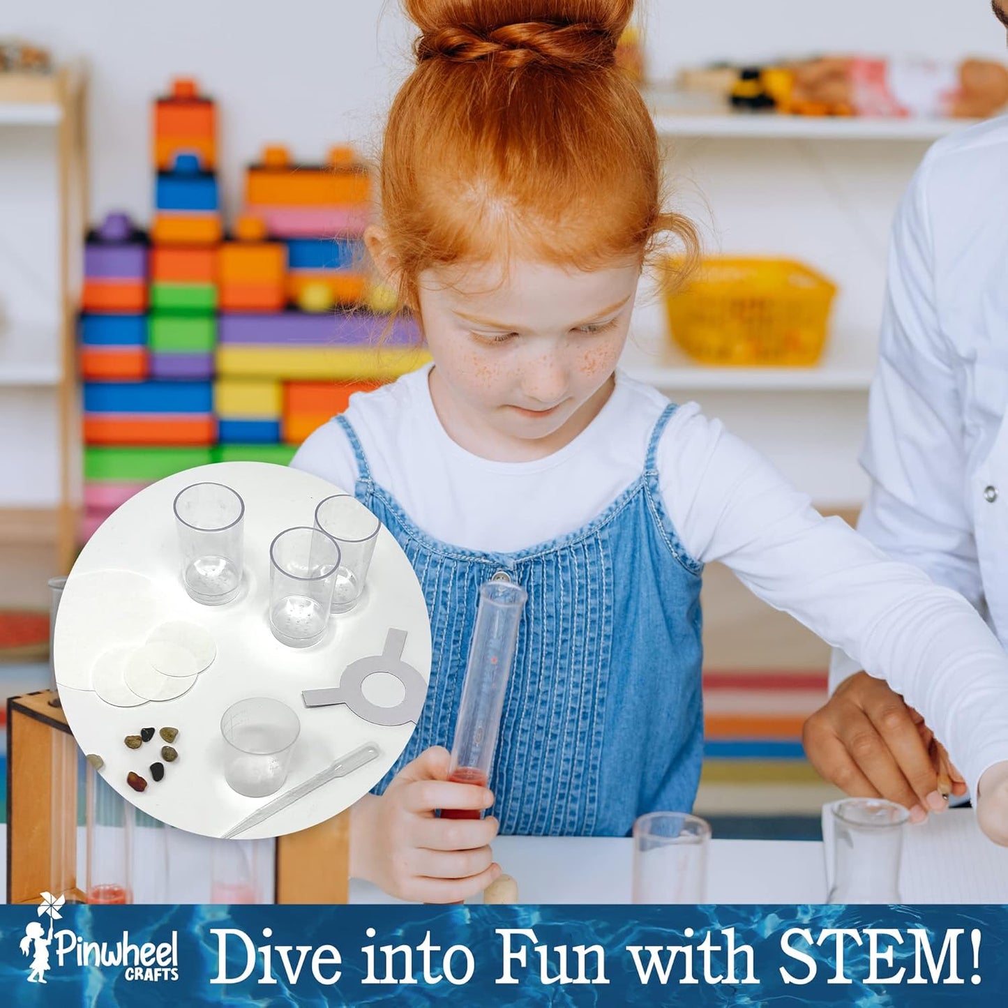 Water Filter DIY Kit for Kids - STEM Water Purification Kit with Pebbles, Sand, Filter Chamber & Paper, Educational Science and Arts Experiments for Ages 9-12