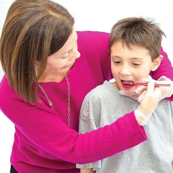 TalkTools Bumpy Magenta Spoons | Provides Oral Awareness During Feeding | Encourages Lip Closure | Normalize Acceptance of Foods with a Variety of Textures - 12 Pack