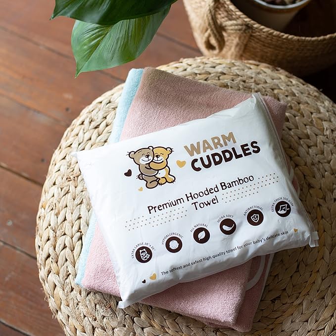 Premium Baby Bath Towel - Rayon Made from Bamboo Hooded Baby Towels - Newborn Baby Towel with Hood - Large Hooded Towel for Newborn Infant Boy Girl (Olive)